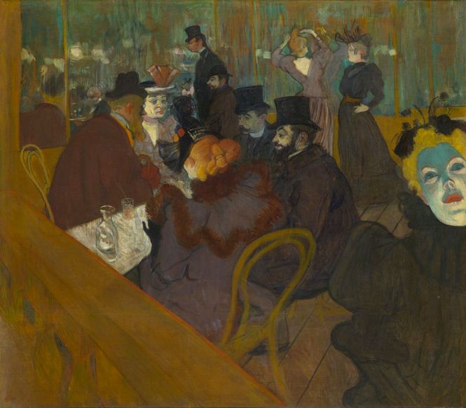Henri de Toulouse-Lautrec - At the Moulin Rouge Henri de Toulouse-Lautrec