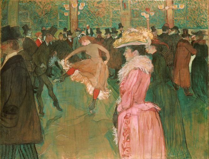 Henri de Toulouse-Lautrec, French - At the Moulin Rouge- The Dance - Google Art Project Henri de Toulouse-Lautrec, French, 1864 - 1901 (1864 - 1901)