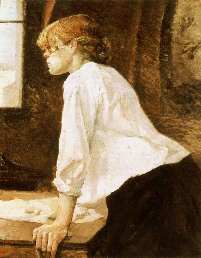 The Laundress (1889) Henri de Toulouse-Lautrec - Matthias, Arnold: Henri de Toulouse-Lauterc