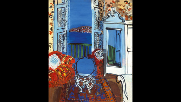      Raoul Dufy      Open Window, Nice, 1928      Oil on canvas.      65,1 x 53,7 cm     The Art Institute of Chicago, Joseph Winterbotham Collection     © Raoul Dufy / VEGAP / Madrid, 2015